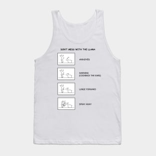 Llama Warning Tank Top